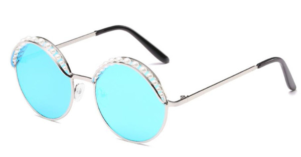 Ochelari moderni de dama cu perle in mai multe culori