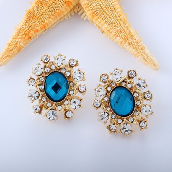 Σετ γυναικών - χρώματα και σκουλαρίκια με έγχρωμες πέτρες