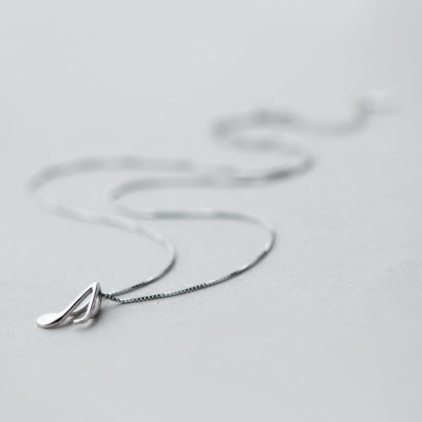 Napi női nyaklánc, ezüst színű jegyzetekkel