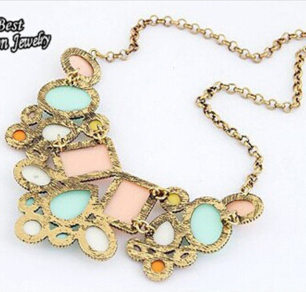 NOU Colier de dama actual in mai multe culori