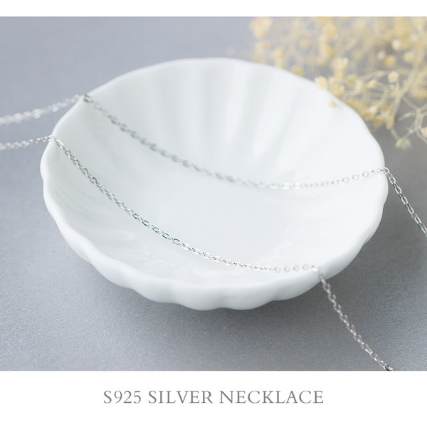 Περιδέραιο περιστασιακής κυρίας σε ασημένιο με κρεμαστό κόσμημα