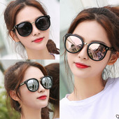 Ochelari de soare de dama actuali cu lentile cu oglinda in mai multe culori