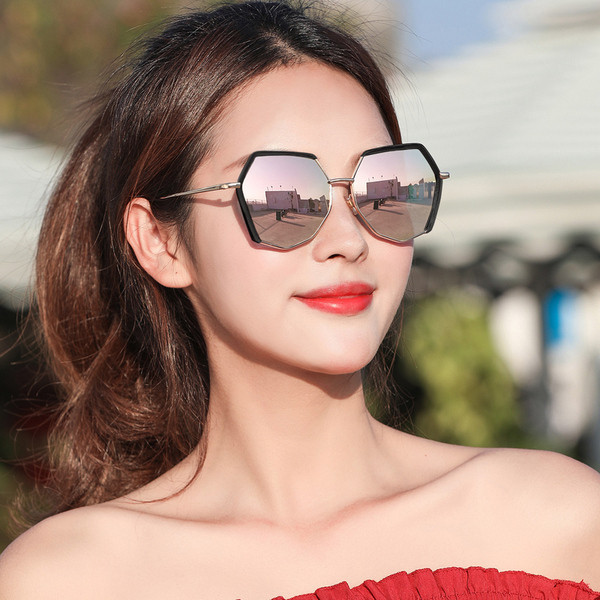 Νέο μοντέλο γυαλιά ηλίου με γυαλιά καθρέφτη σε διάφορα χρώματα