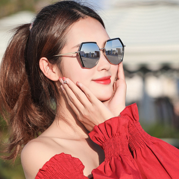 Νέο μοντέλο γυαλιά ηλίου με γυαλιά καθρέφτη σε διάφορα χρώματα