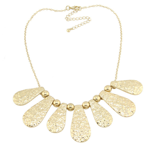 Stílusos női nyaklánc arany színben