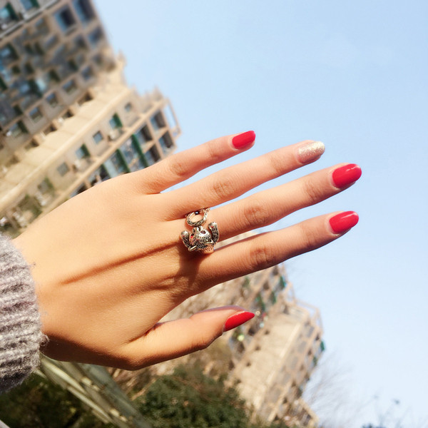 NOU inel de dama cu element 3D