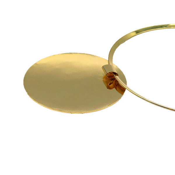 Stílusos női szett ezüst és arany színben - fülbevaló és nyaklánc