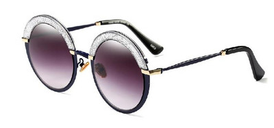 Kerek formájú, vékony keretű női napszemüveg többféle színben