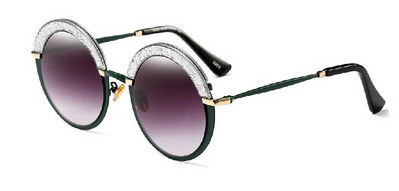 Kerek formájú, vékony keretű női napszemüveg többféle színben