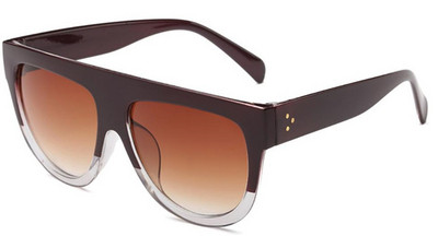 Aktuális női napszemüveg széles kerettel több színben