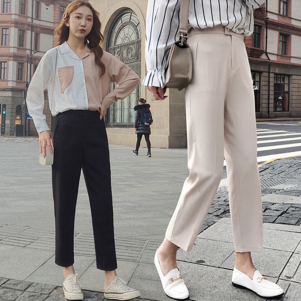 Κομψά γυναικεία παντελόνια σε δύο χρώματα