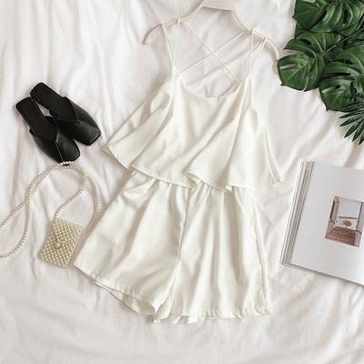 Modern női nyári overál vékony pántokkal több színben