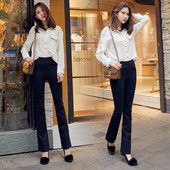 Stílusos klasszikus nadrág magas derékkal