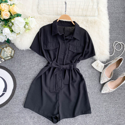 Alkalmi női jumpsuit rövid ujjal több színben