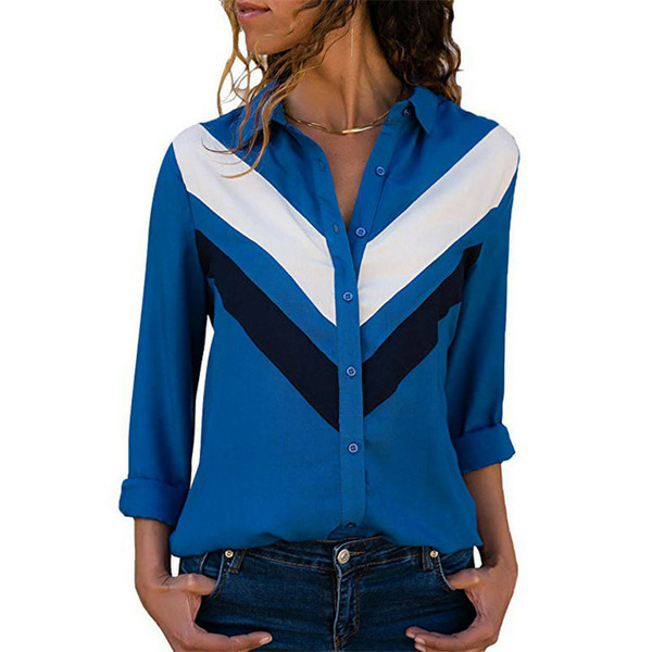Cămașă de damă cu mâneci lungi în diferite culori