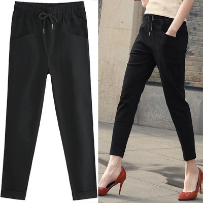 Παντελόνια για γυναίκες σε τρία χρώματα με δεσμούς