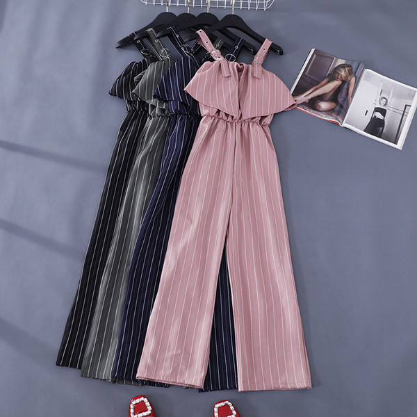 Aktuális női csíkos overall több színben