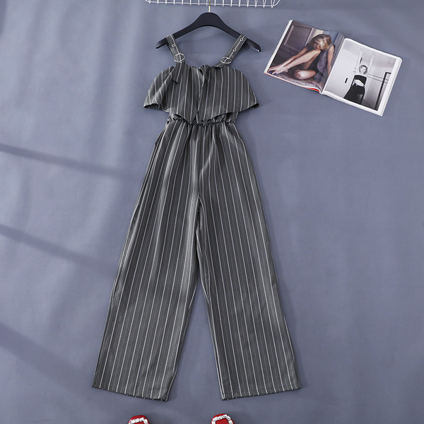 Aktuális női csíkos overall több színben