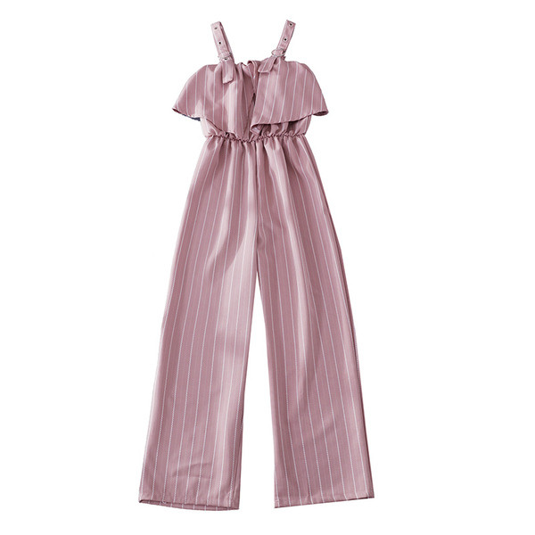 Aktuális női csíkos overall több színben