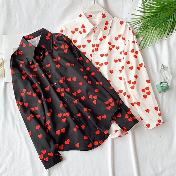 Cămașă modernă de damă cu model în alb și negru