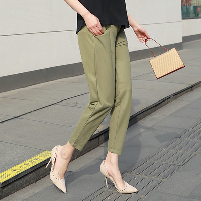 Modern női nadrág két színben, zsebekkel