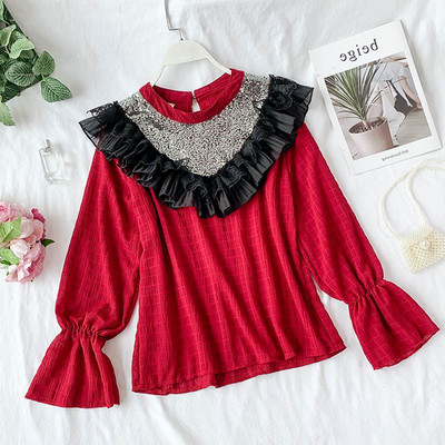 Aktuális női ing flitterekkel több színben