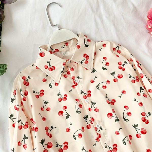 Άνοιξη γυναικείο πουκάμισο με τρία χρώματα