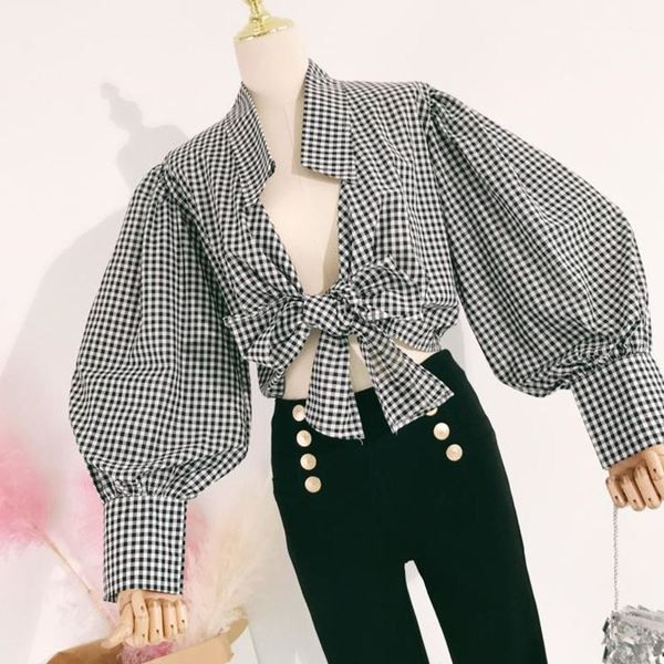 Cămașă de damă modernă model scurtă cu mâneci largi în două culori