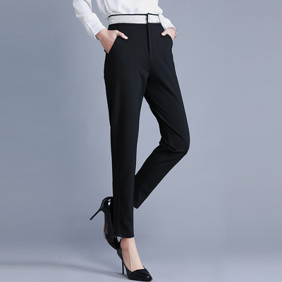 Pantaloni moderni de dama cu talie inalta