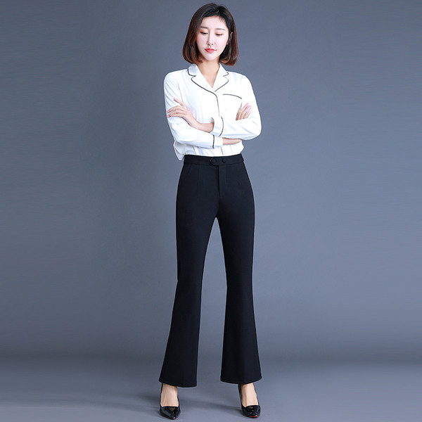 Klasszikus női nadrág fekete és barna színben