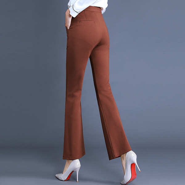 Klasszikus női nadrág fekete és barna színben