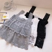 Női csipke felső, széles pántokkal, többféle színben