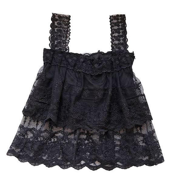 Női csipke felső, széles pántokkal, többféle színben