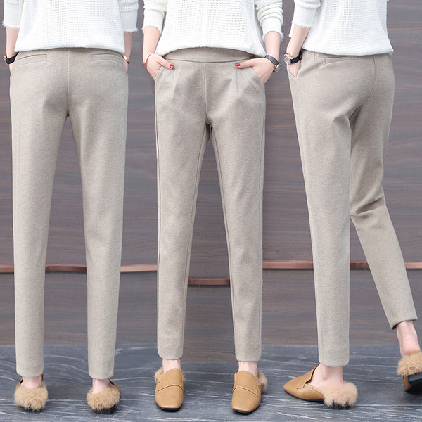 Modern női nadrág csizmával három színben