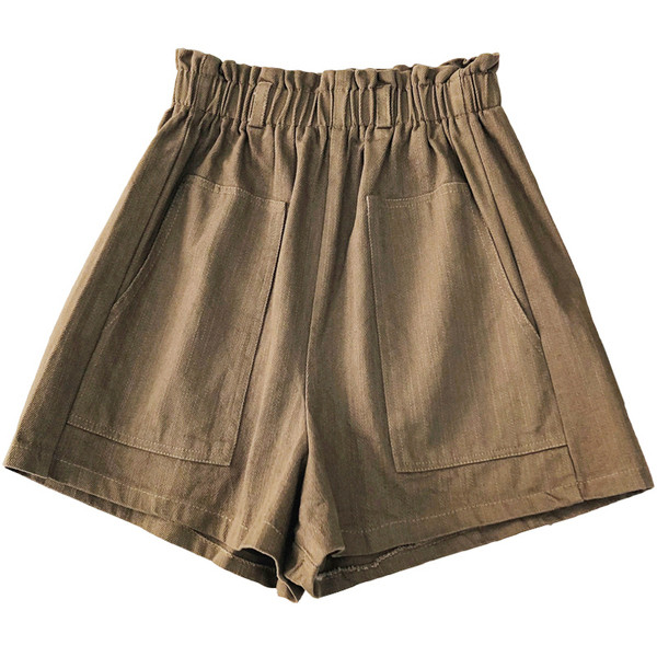 Női rövidnadrág zsebekkel, három színben