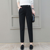 Modern női nadrág csattal, két színben