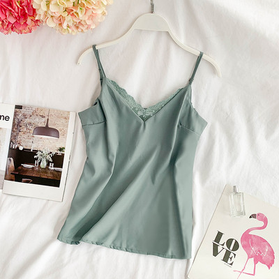 Modern női felső csipkével, hat színben