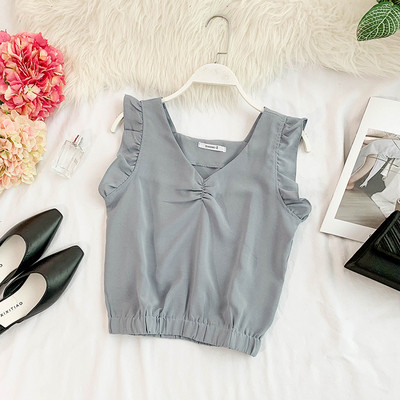 Stílusos női felső V-nyakkal, több színben