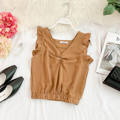 Stílusos női felső V-nyakkal, több színben