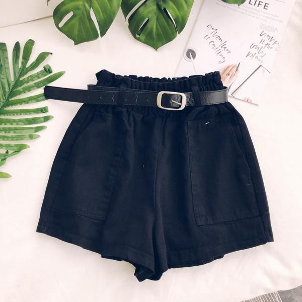 Női rövidnadrág széles modell három színben