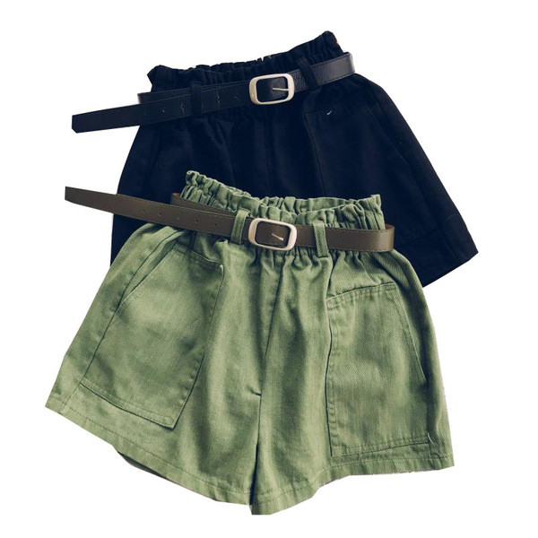 Női rövidnadrág széles modell három színben