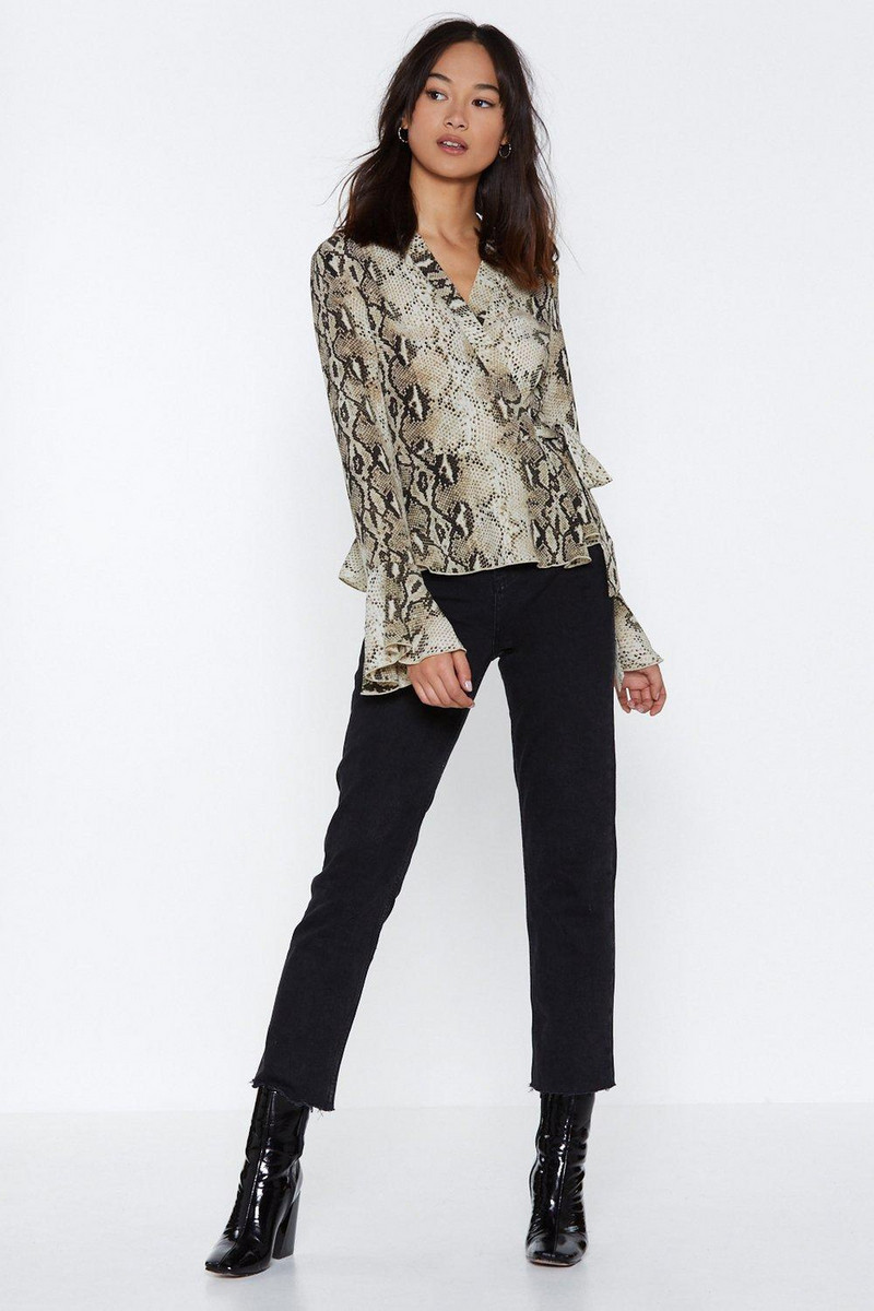 Modern női ing jobbos és lótusz ujjú