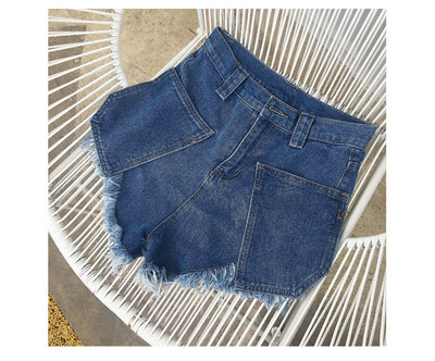 Pantaloni scurți de damă cu talie înaltă în patru culori