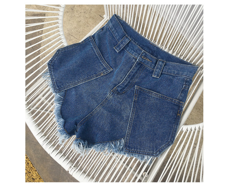 Pantaloni scurți de damă cu talie înaltă în patru culori