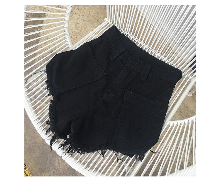 Pantaloni scurți de damă cu talie înaltă în patru culori