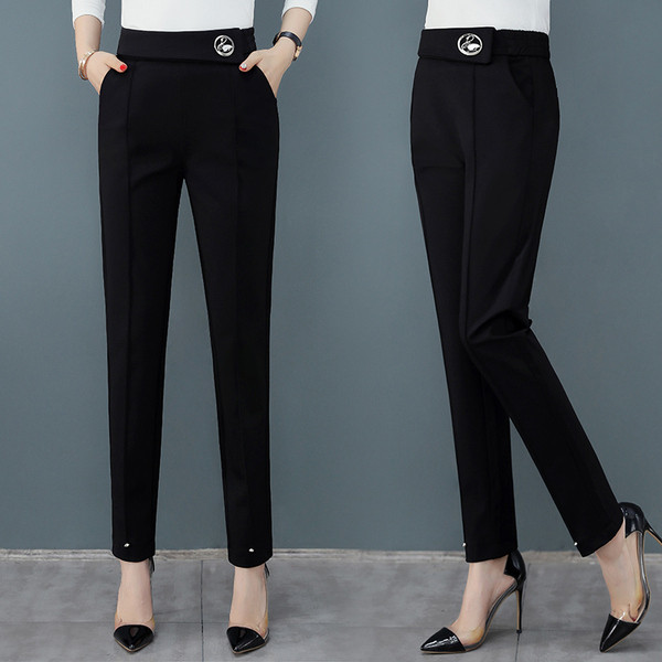 Elegáns női nadrág zsebekkel, három színben