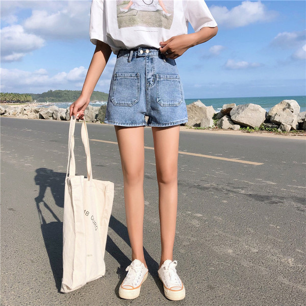 Női rövidnadrág magas derékkal, három színben