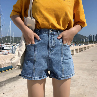 Дамски ежедневни панталони с висока талия в три цвята