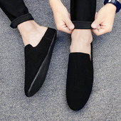 Mocasini moderni pentru bărbați în negru și gri