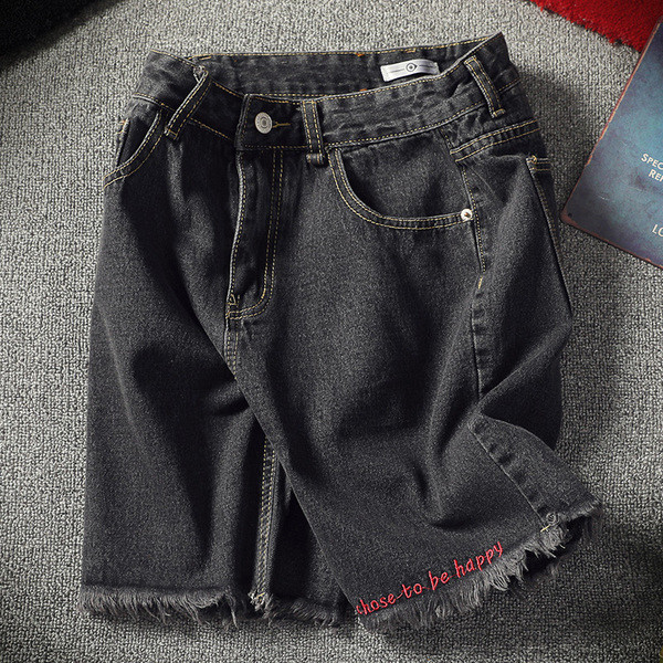 Blugi moderni pentru bărbați cu inscripție în două culori